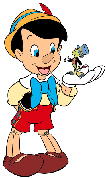 Pinocchio and Jiminy Cricket Clip Art Images | Disney Clip Art Galore