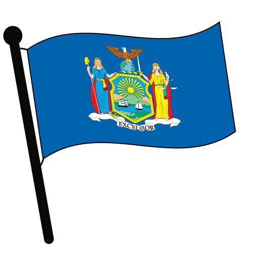 New York State Flag - ClipArt Best