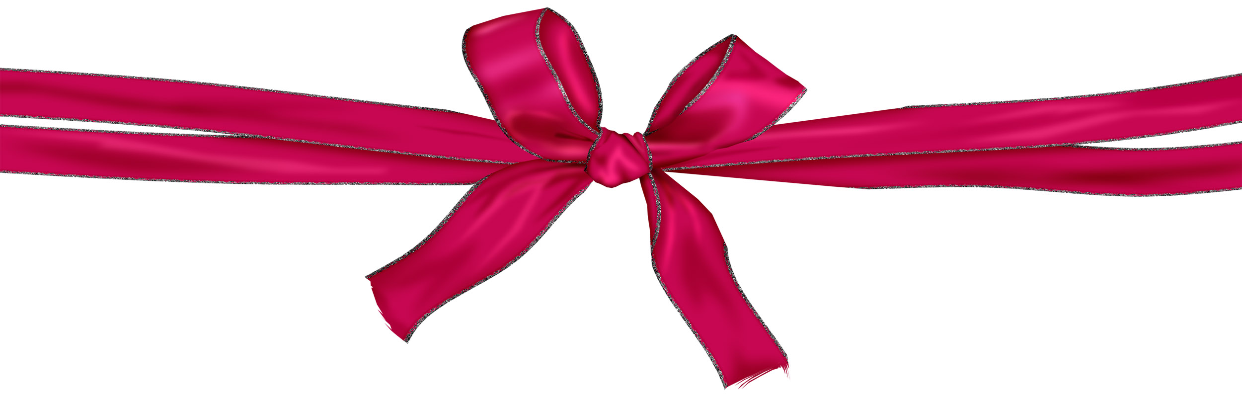Pink Bow Transparent Clipart