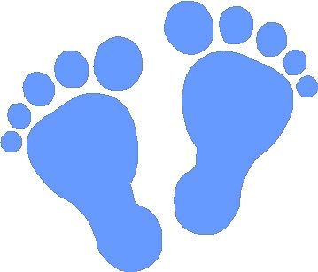 Best Photos of Blue Baby Feet - Blue Baby Foot Prints, Cartoon ...