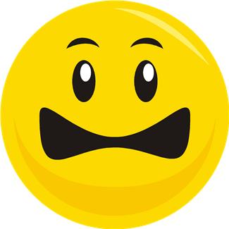 Scared Smiley Clipart
