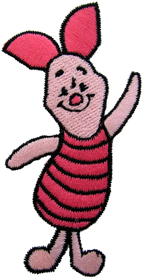 PIGLET CARTOON EMBROIDERED PATCH #1 (Kuala Lumpur, end time 4/10 ...