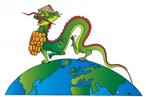 Cartoon Chinese Dragon