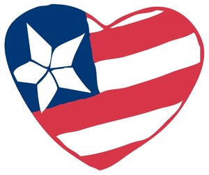Heart Clipart Image - Close up of the Stars and Stripes of the ...