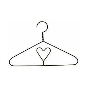 6-3/4" Black Wire Mini Heart Hanger - Primitive Sale - Sales ...