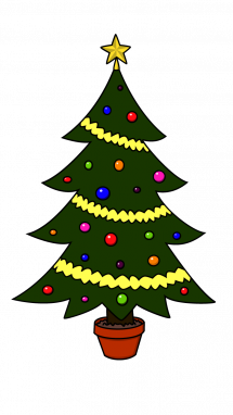 How to Draw Christmas Tree, Christmas, Holidays, Easy Step-by-Step ...