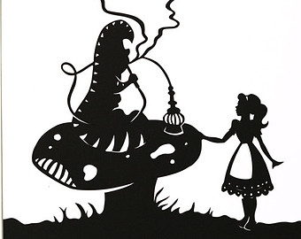 Silhouette Alice - ClipArt Best