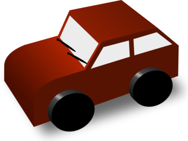 Car Toy Cartoon - vector Clip Art