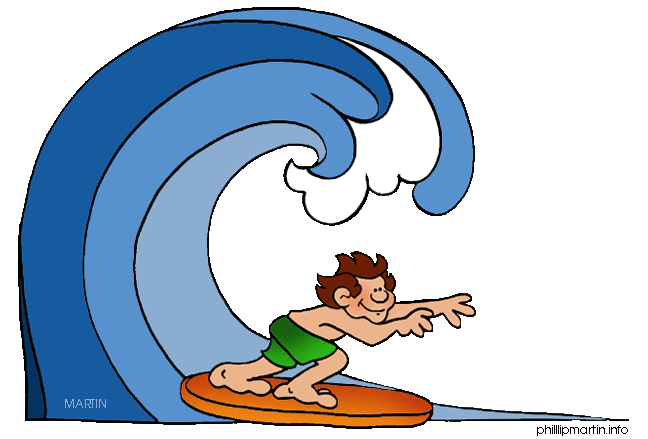 Surfing Clip Art Free - Free Clipart Images