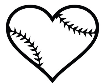 baseball heart – Etsy
