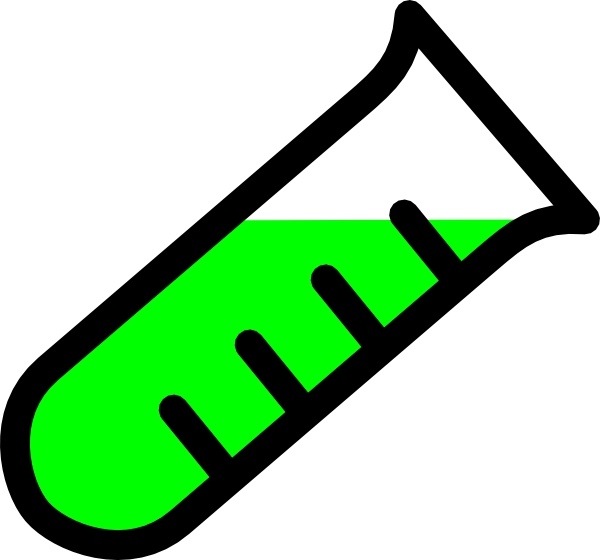 Graded Test Tube clip art Free vector in Open office drawing svg ...