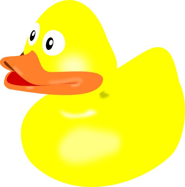 Rubber Duck Template Clipart