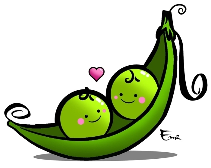 Peas Cartoon Clipart