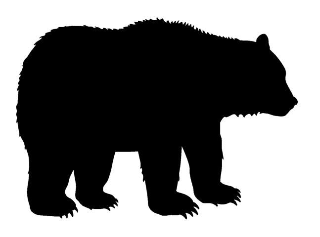 Bear Silhouette | Moose Decor ...