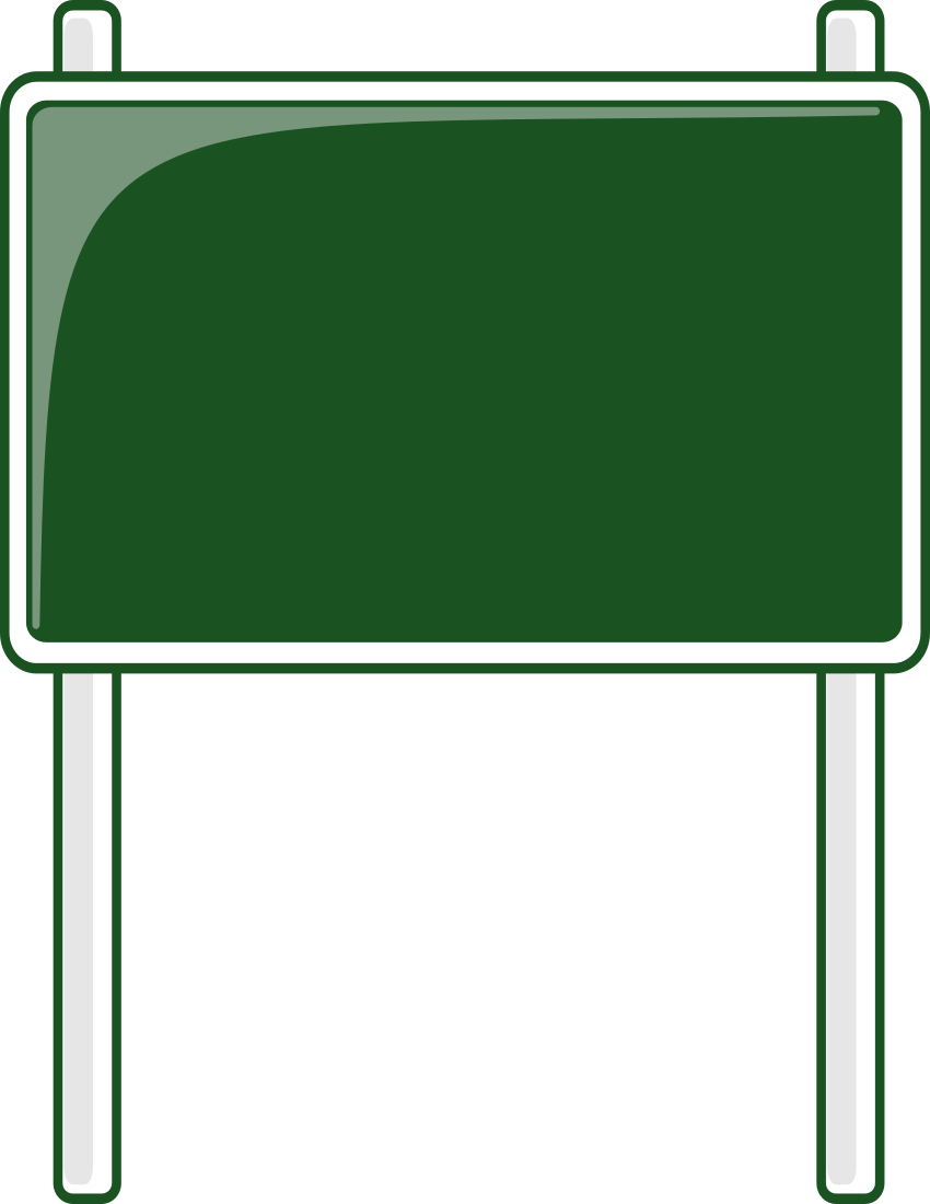 Highway Road Signs Clipart