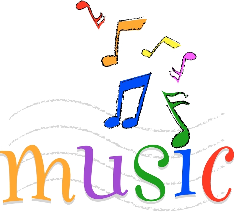 Coloured Music Note Clipart