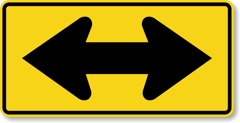 Two Way Traffic Signs | Divided Highway