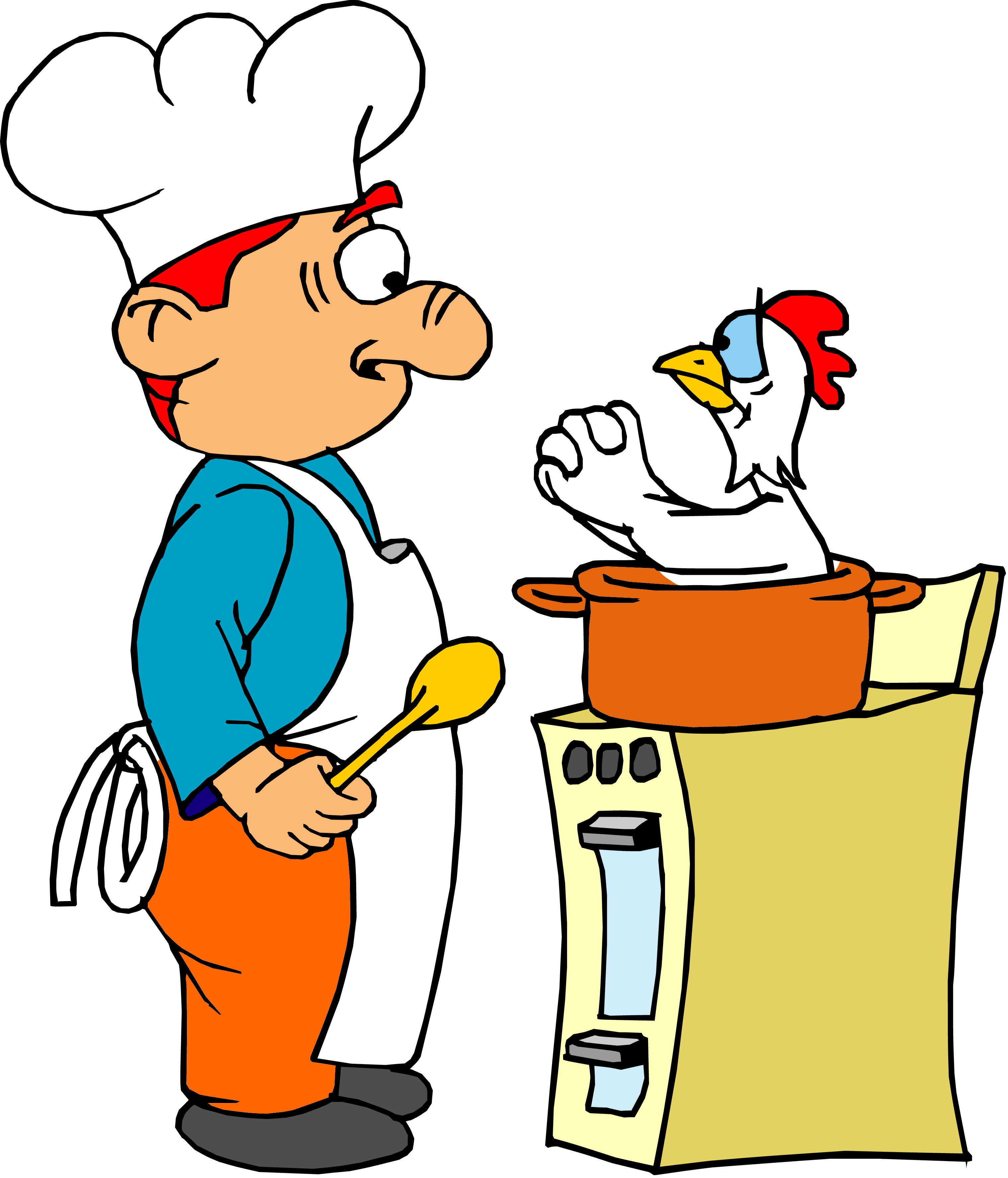 Cartoon Chefs Cooking Clipart Best