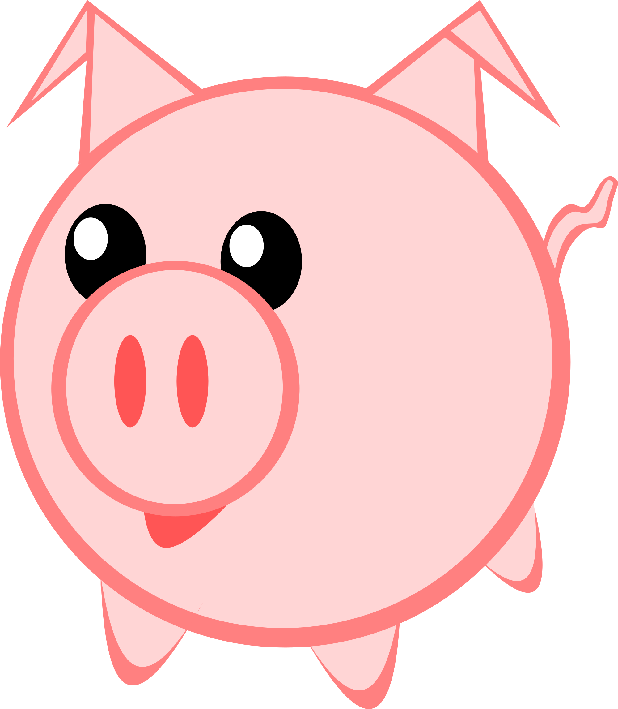 Free Pig Clipart - Tumundografico