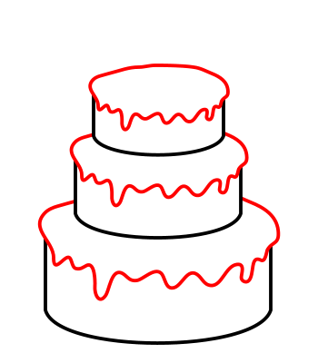 Cartoon Picture Of A Birthday Cake