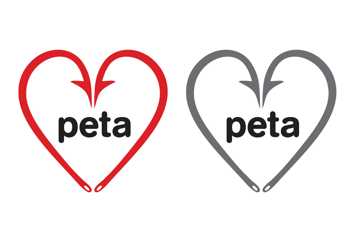PETA Fish Hook Heart - Graphis