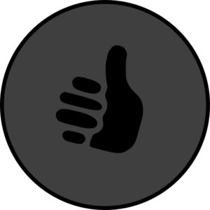 Thumbs Up Symbol clip art - vector clip art online, royalty free ...