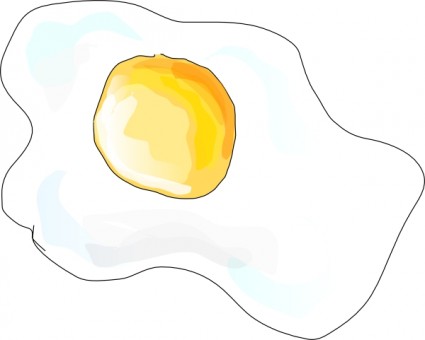 Fried Eggs clip art Vector clip art - Free vector for free download