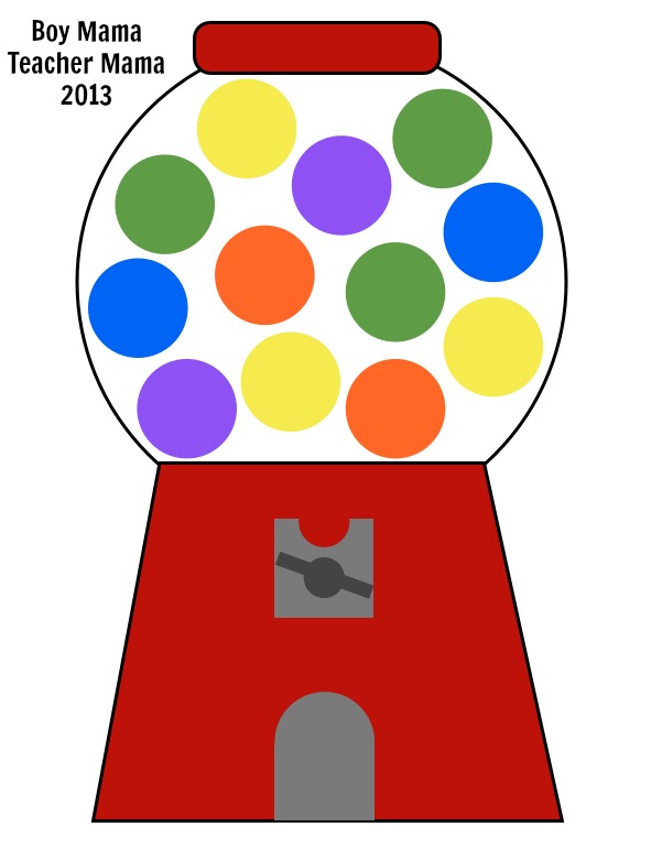 Gumball Machine In Color Clip Art Gallery