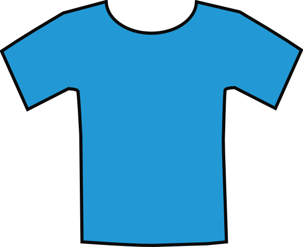Blue T Shirt Clip Art At Clkercom Vector Clip Art Online ...
