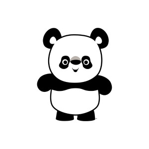 Cute Cartoon Happy Panda Merchandise- Cheerful Madness!! onl ...