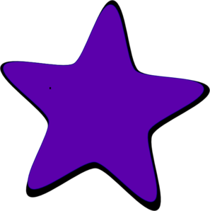 Purple stars clipart