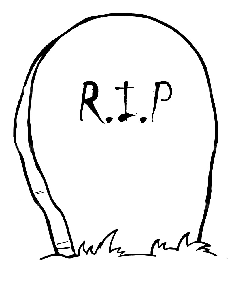 drawings of tombstones Colouring Pages