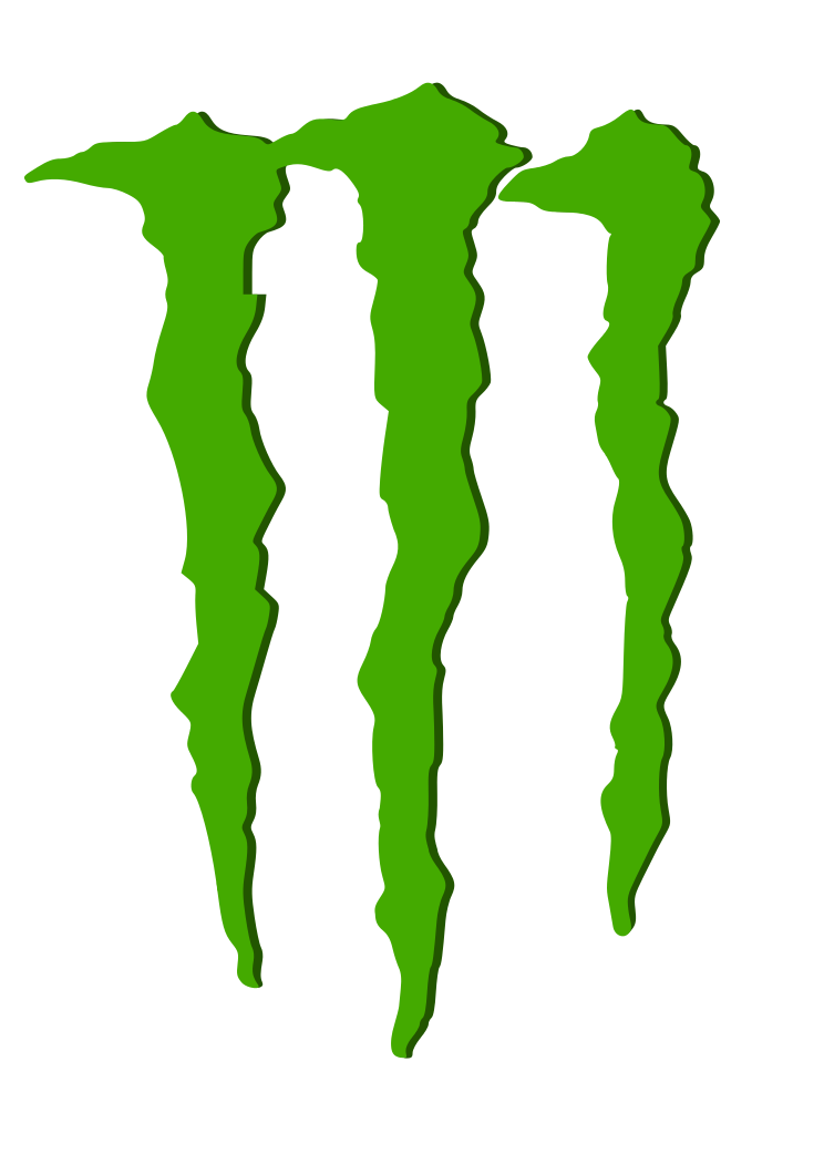 Monster Energy Logo Stencil