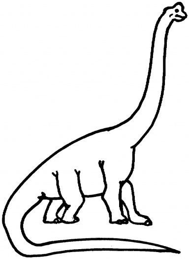 Brachiosaurus Dinosaur coloring page | Super Coloring