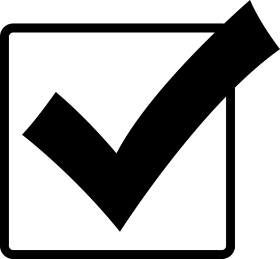 Check mark clipart png