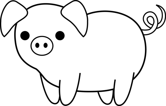 Pix For > Cute Pig Drawing