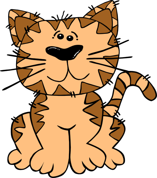 Cartoon Cat 2 Clip Art - vector clip art online ...