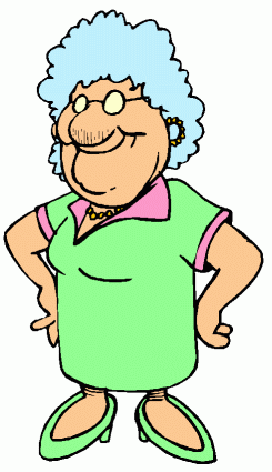 Old lady clip art - Free Clipart Images