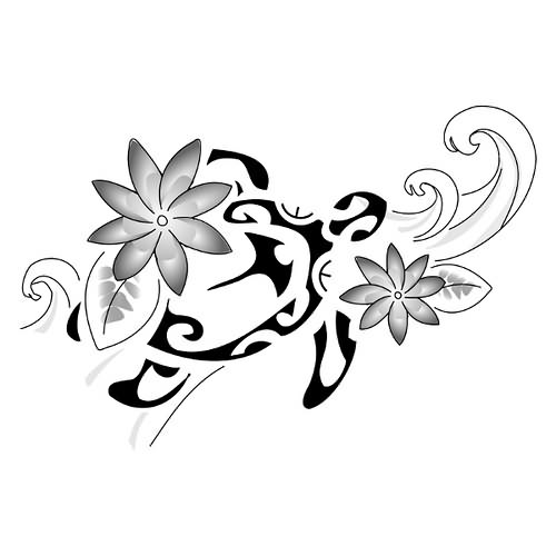 Orchid Flower Tattoo Sample