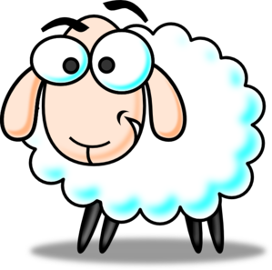 Funny Sheep clip art - vector clip art online, royalty free ...