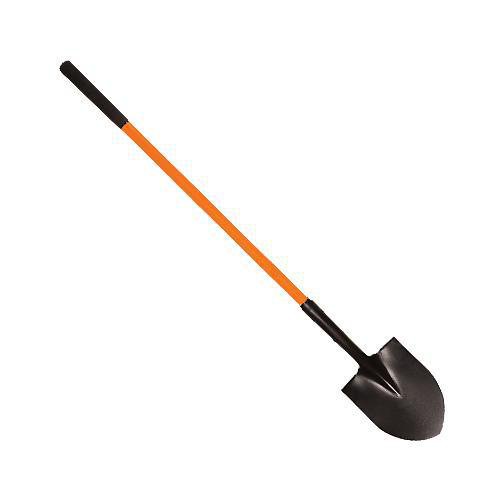 Leonard Closed Back Round Point Shovel With 48in Fiberglass Handle ...