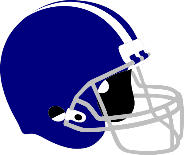 Football Helmet Clipart Blue