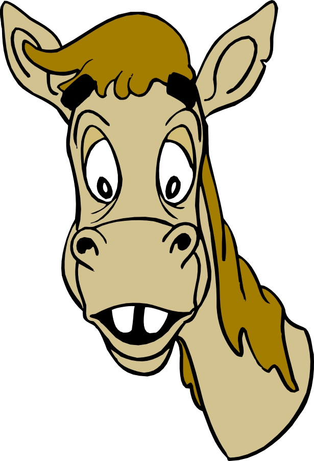 Horse Head Cartoon | Free Download Clip Art | Free Clip Art | on ...