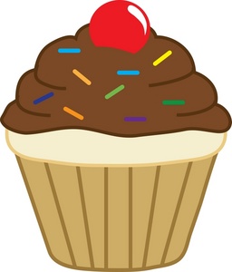 Chocolate Cupcake Clipart