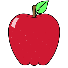 Cartoon Apple Step by Step Drawing Lesson