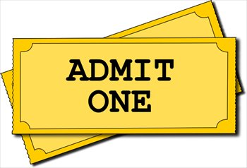 Free movie-tickets-admit-one Clipart - Free Clipart Graphics ...