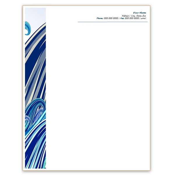 Six Free Letterhead Templates for Microsoft Word: Business or ...