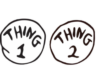 Thing 1 Clipart