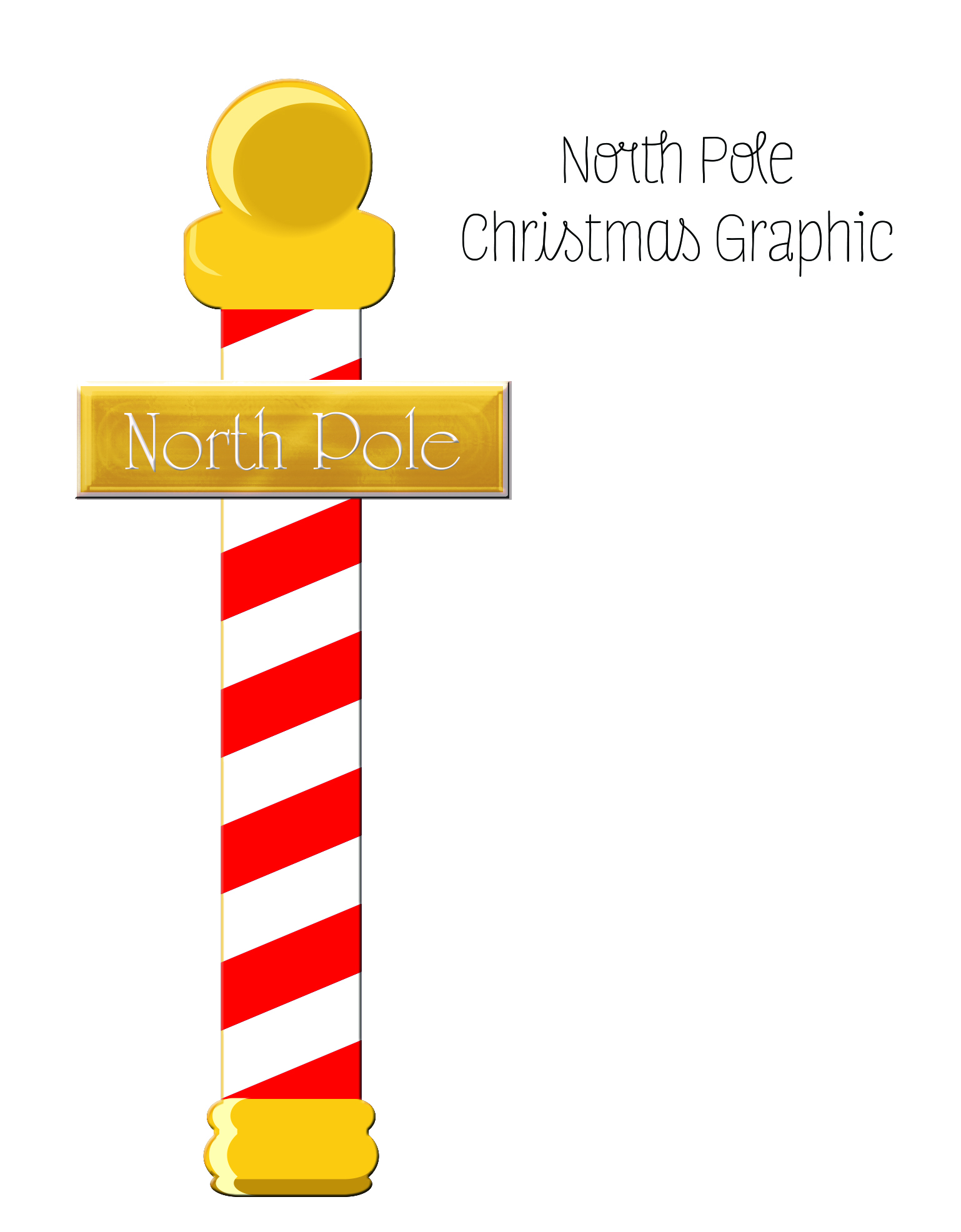 Free clipart christmas north pole