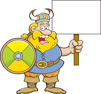 Cartoon Of A Vikings Clip Art, Vector Images & Illustrations